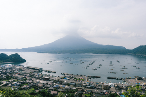 錦江湾と桜島